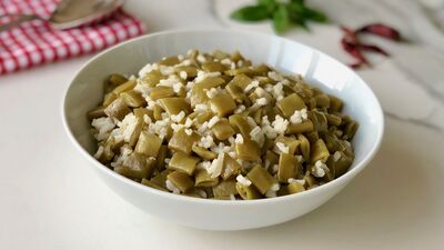 Taze fasulye diblesi