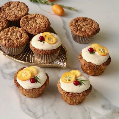 Havuçlu kremalı muffinler