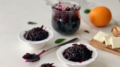 Portakallı mor havuç marmeladı