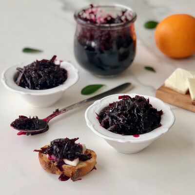 Portakallı mor havuç marmeladı