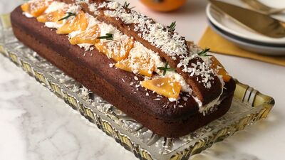 Cennet hurmalı kremalı pasta