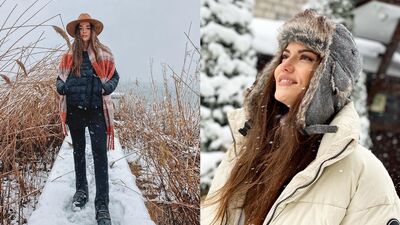 Ünlülerin kar paylaşımları