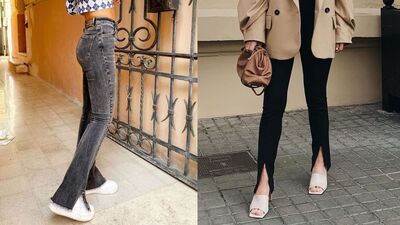 Trend: Yırtmaçlı pantolon