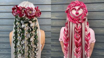 Sıra dışı saç örgü modelleri