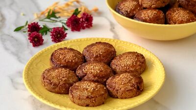 Kuru meyveli tahinli kurabiye