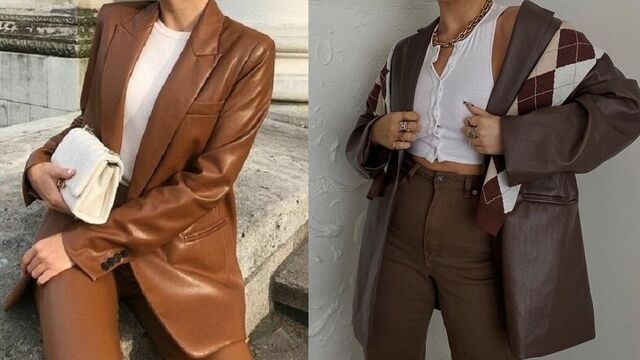 Deri blazer ceket nasıl kombinlenir?