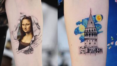 Ekranlardan ve resimlerden ilham alan dövmeler