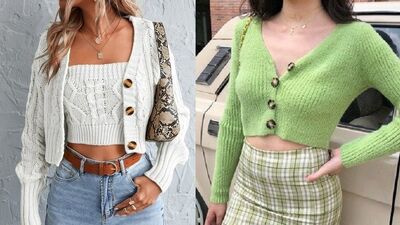 Parizyen bir stil için: Crop hırka