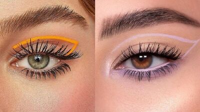 Yaz bitmeden: Renkli arrow liner