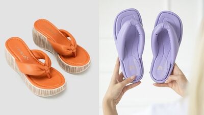 Yazın yeni trendi: Dolgulu parmak arası terlik