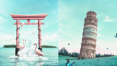 Gerçeküstü mimari ve doğa!