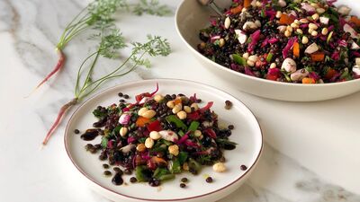 Beluga mercimeği salatası