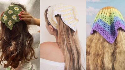 Kroşe bandana örmenizin vakti geldi...