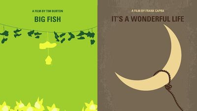 Popüler filmlerin minimal afişleri