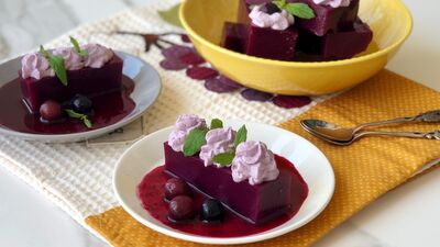 Üzümlü kremalı pelte