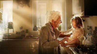 Fotoğrafçı gözünden torun sevgisi