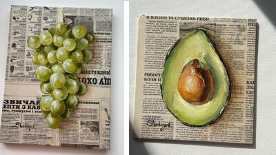 Gazete kağıdında sanat