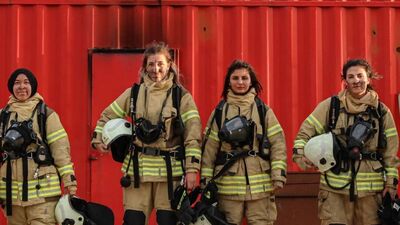 İşte İstanbul'un ilk kadın itfaiyecileri!