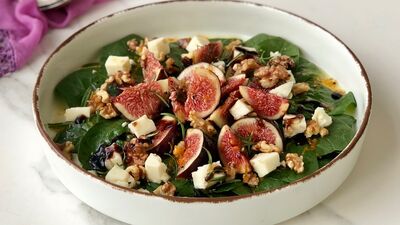 İncirli ıspanak salatası