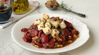 Peynirli kapya biber salatası