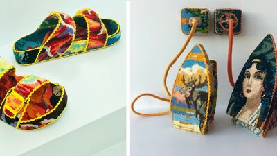 Eşyalara kanaviçe dokunuşu