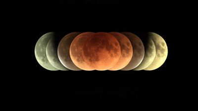 Boğa burcunda Parçalı Ay Tutulması