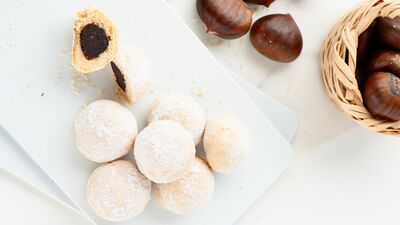 Kestane dolgulu kurabiye