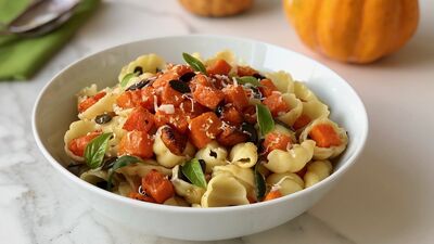 Bal kabaklı adaçaylı makarna