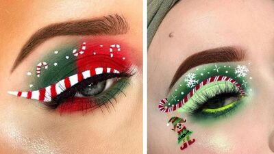 Çarpıcı ve eğlenceli yılbaşı makyajı örnekleri