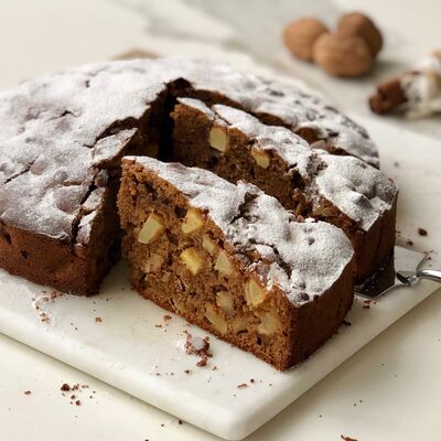 Elmalı cevizli kış keki