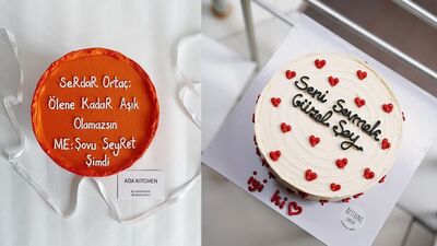 Pastalarda yeni trend: Yazılı pasta