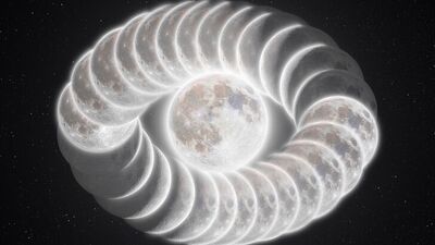 Ay'ın evrelerinin en güzel hali