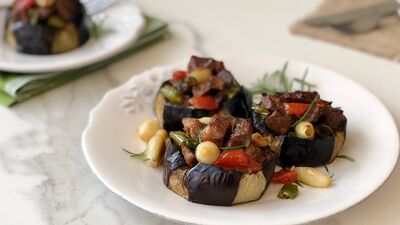 Patlıcanlı kuzu sote