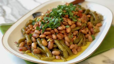 Barbunyalı tarçınlı portakallı taze fasulye