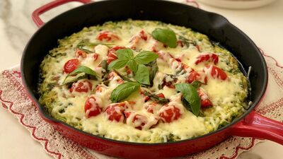 Tavada pratik kabak pizza