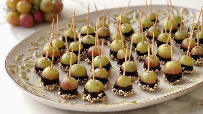 Çikolatalı fındıklı üzümler