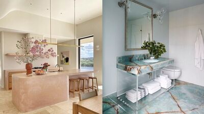 Dekorasyonun özgün parçası: Renkli mermer