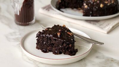 Çikolatalı muzlu yulaflı fit kek