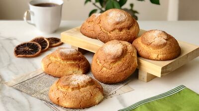 Portakallı Şam kurabiyesi