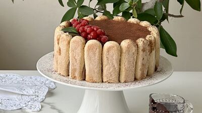 Çikolatalı şarlot pastası