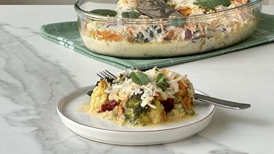 Brokoli ve karnabaharlı graten 