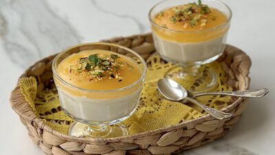 Damla sakızlı mandalinalı muhallebi