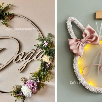 Bebek kapı süsü önerileri