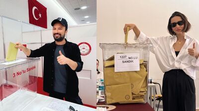 14 Mayıs seçimlerinde oy kullanan ünlüler