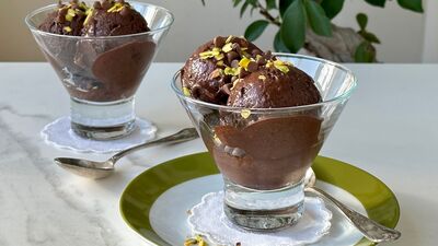 Çikolatalı muzlu fit dondurma