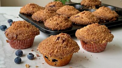 Yaban mersinli muffin