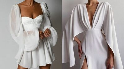 Gelinlik yerine tercih edebileceğiniz elbiseler