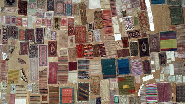 Antalya'nın halı tarlalarında görsel şölen