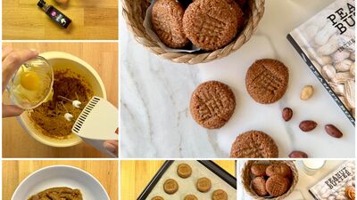 Yer fıstığı ezmeli kurabiye