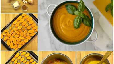 Fırınlanmış havuç çorbası 